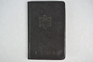 German 1936 Olympics calendar booklet