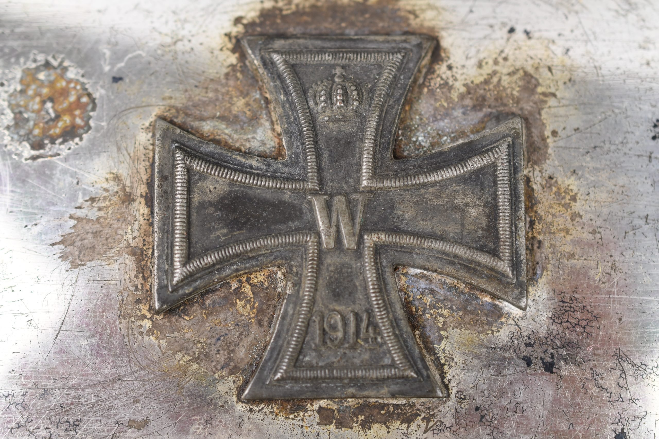 WW1 Iron Cross 1914 cigarette case — image 3