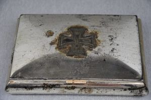WW1 Iron Cross 1914 cigarette case
