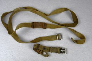Early M31 Wehrmacht straps for the gas mask canister