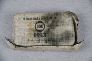 Large Wehrmacht first aid bandage by Paul Hartmann A.-G. 1942