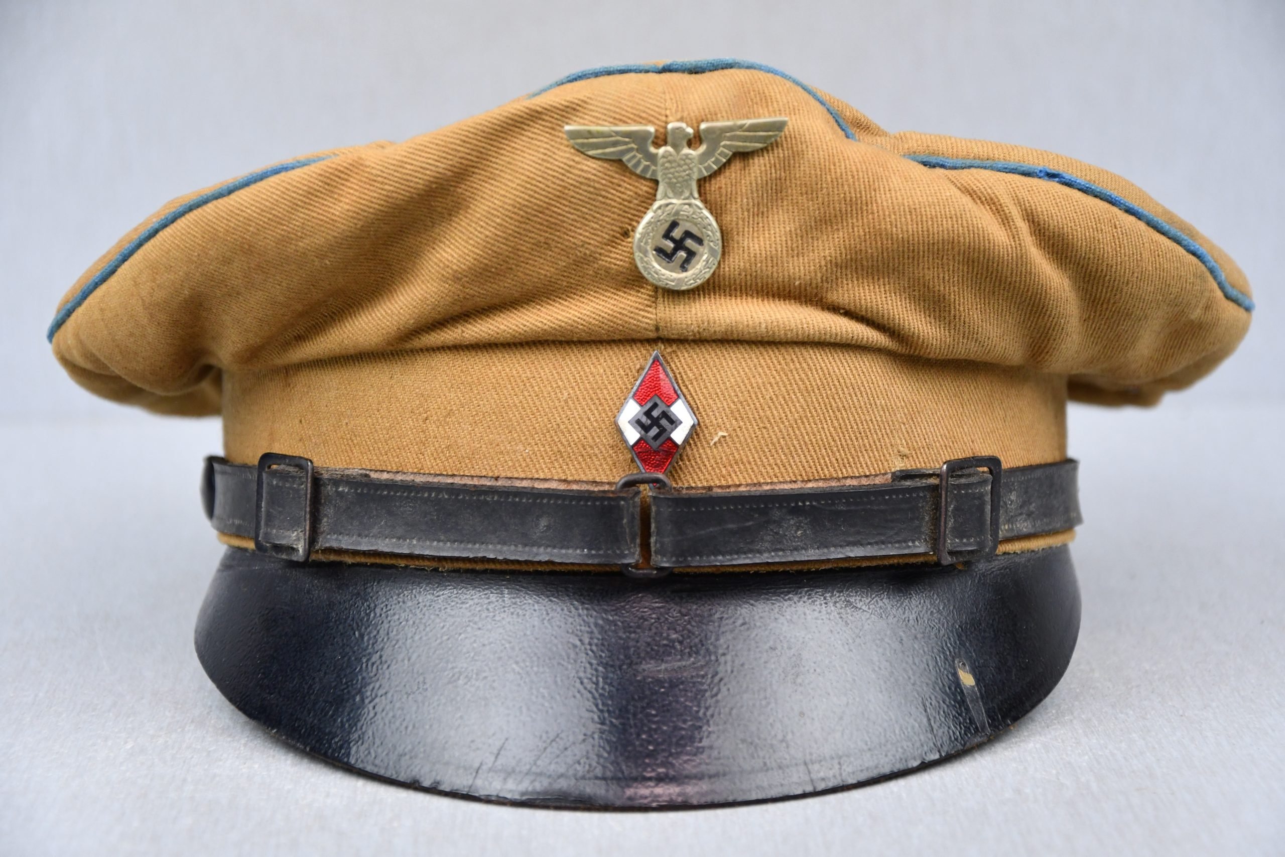 RARE Flieger Hitlerjugend (Hitler Youth Flyers) crusher cap with RZM label — image 2