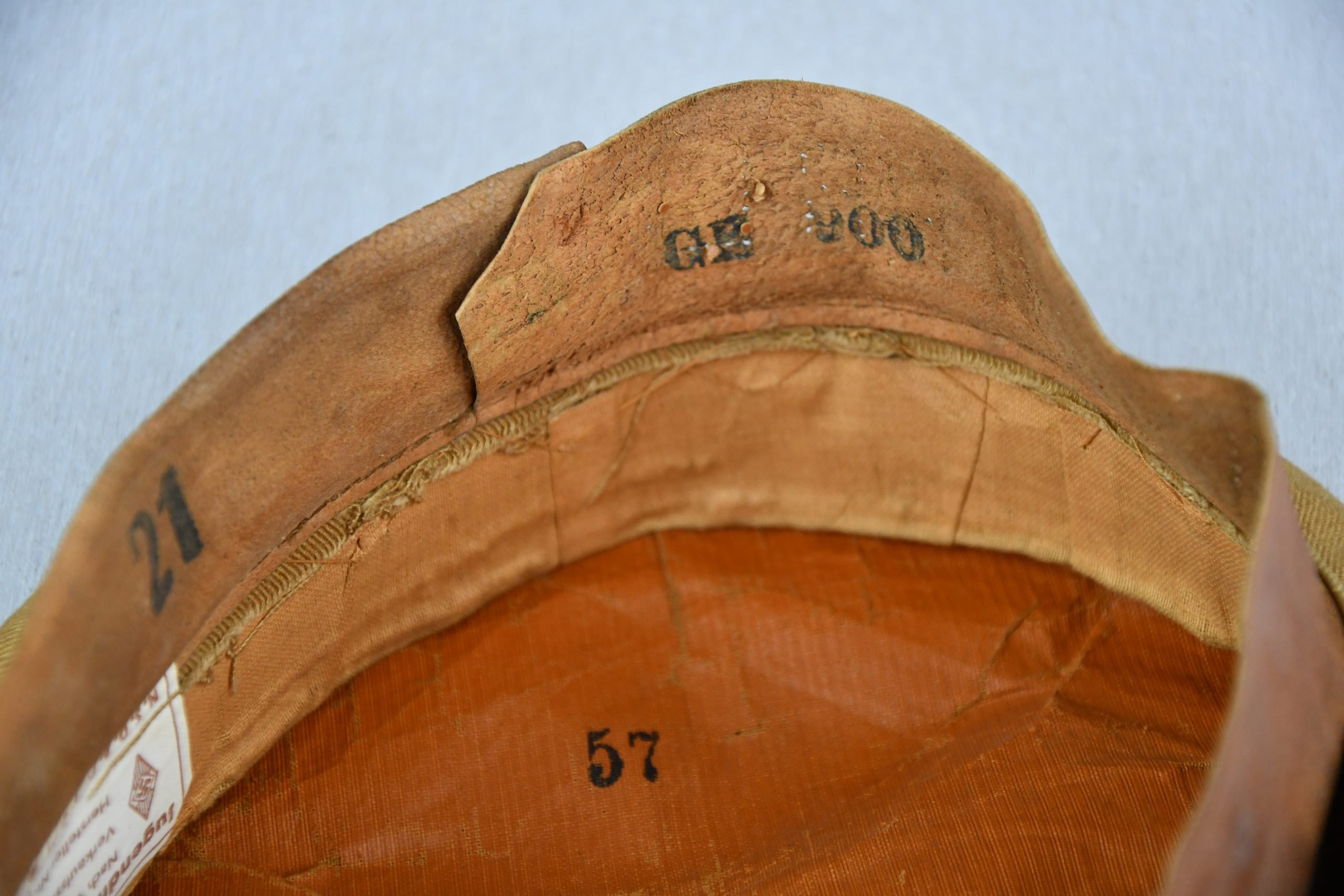 RARE Flieger Hitlerjugend (Hitler Youth Flyers) crusher cap with RZM label — image 21