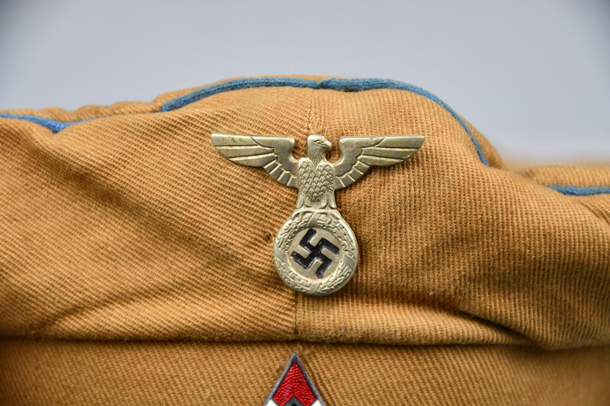 RARE Flieger Hitlerjugend (Hitler Youth Flyers) crusher cap with RZM label — image 9