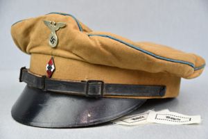 RARE Flieger Hitlerjugend (Hitler Youth Flyers) crusher cap with RZM label