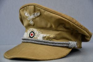 RARE Luftwaffe tropical 'Hermann Meyer' visor cap 1942