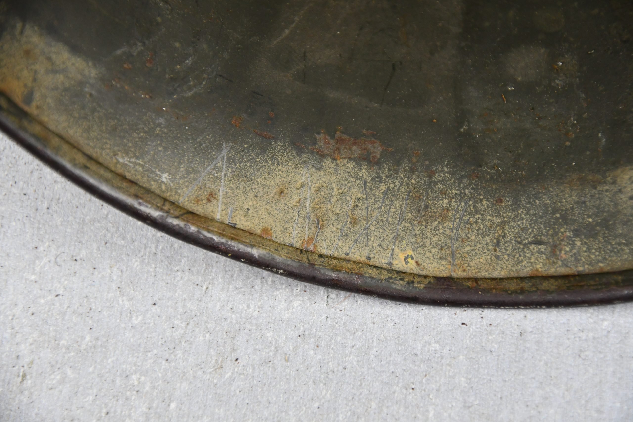 M38 Luftwaffe single decal 'Fallschirmjäger' grass green camouflage paratrooper helmet ET68 — image 14