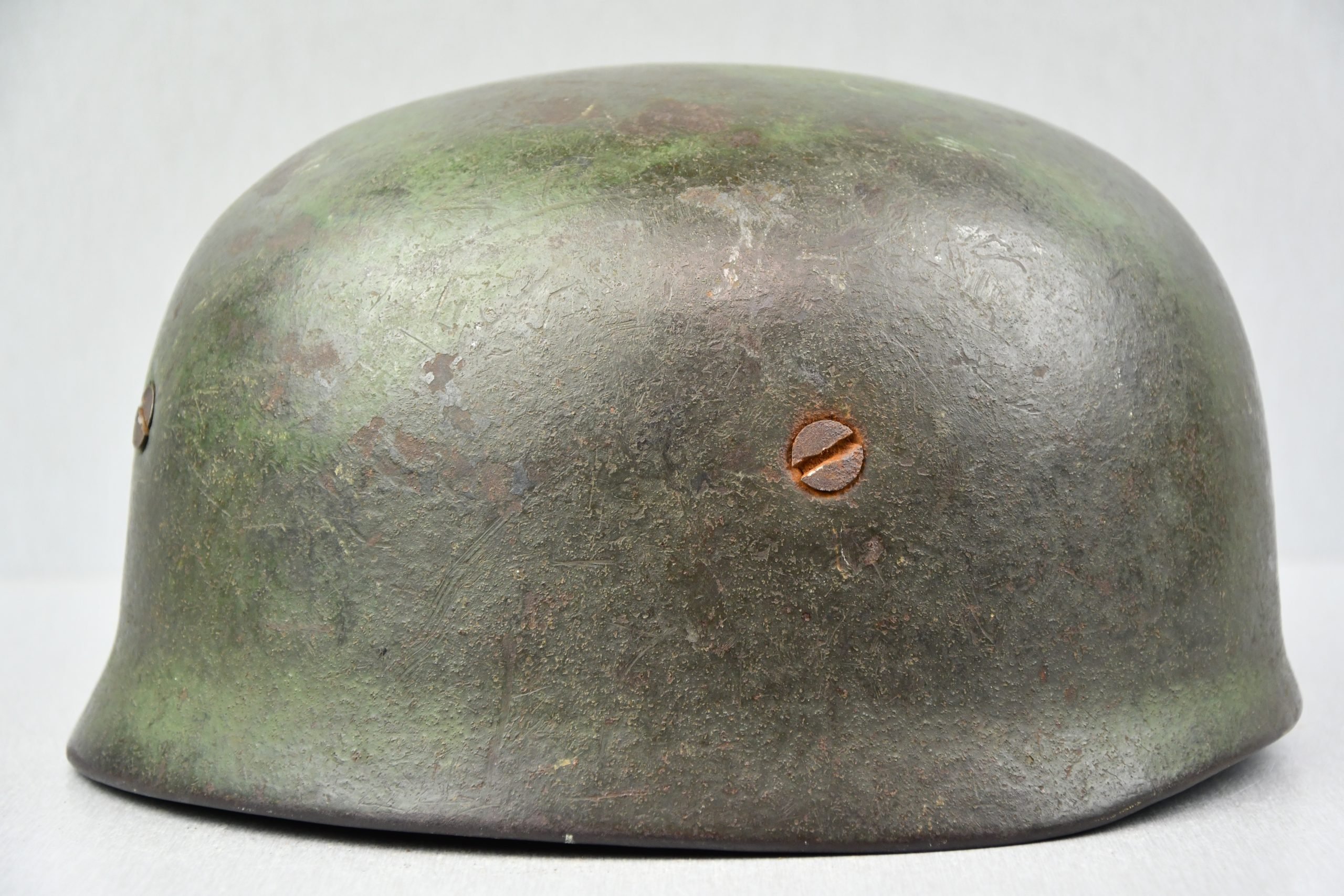 M38 Luftwaffe single decal 'Fallschirmjäger' grass green camouflage paratrooper helmet ET68 — image 4
