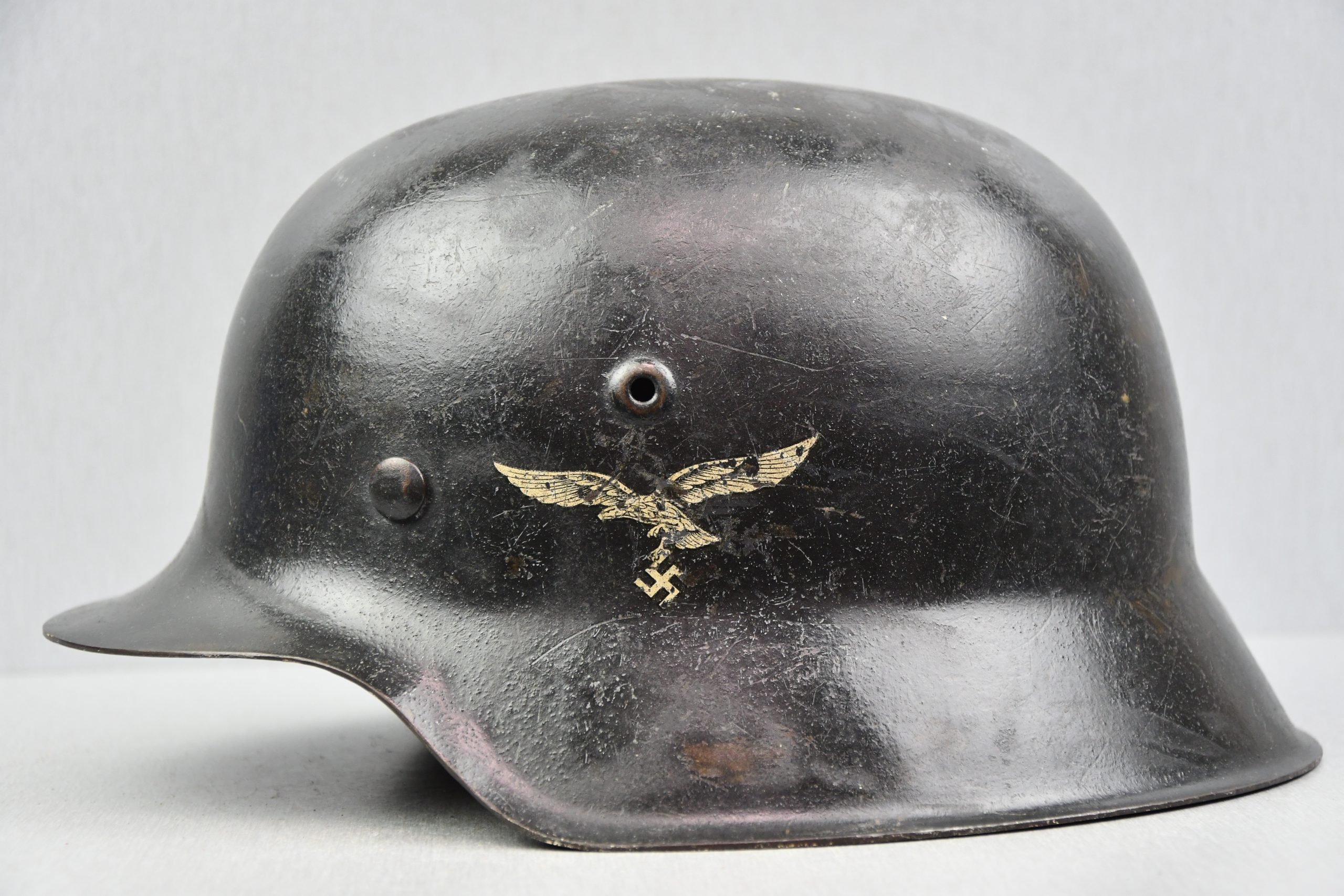 M42 Luftwaffe single decal steel helmet hkp66