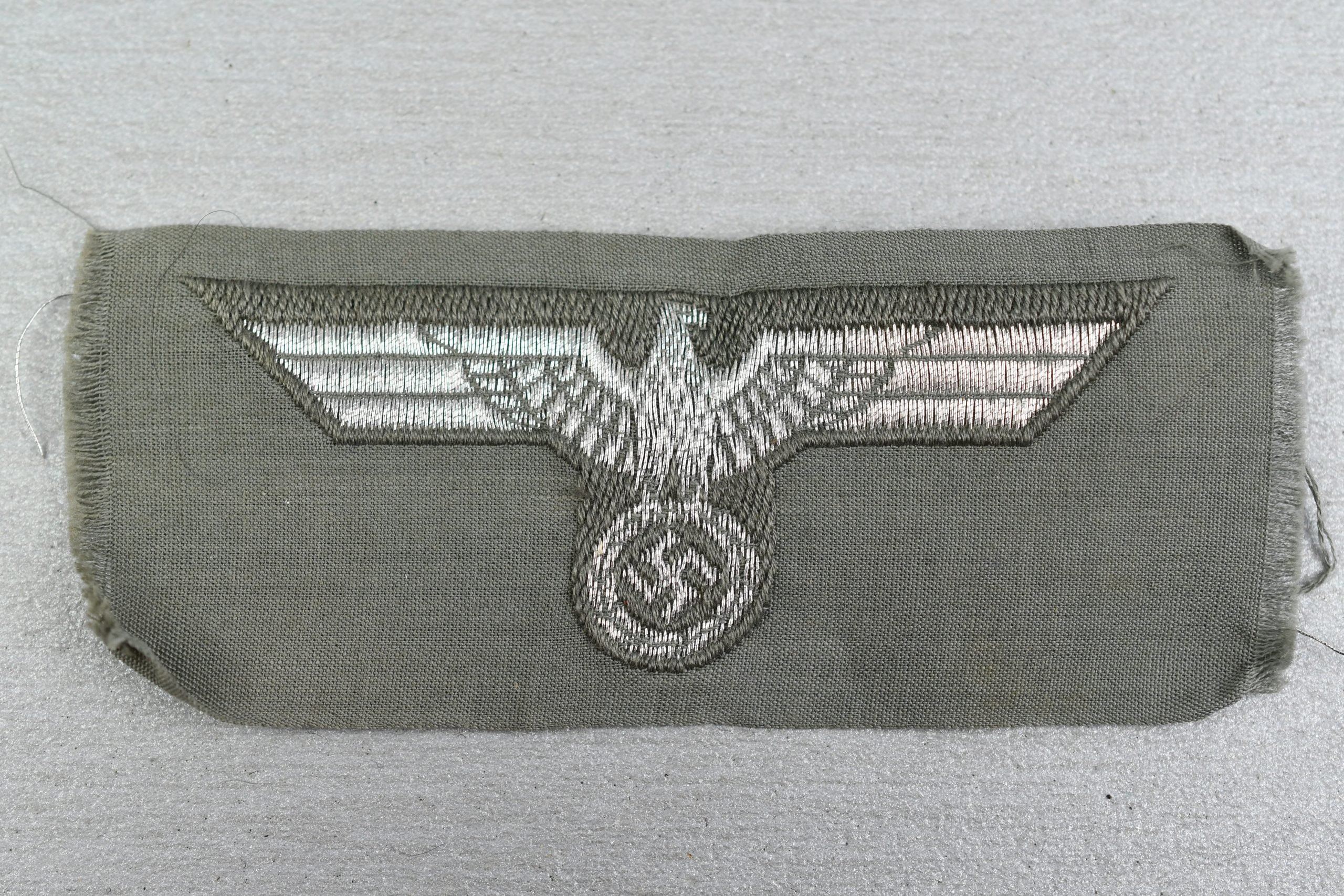 RARE first pattern army (Heer) officer 'BeVo' flatwire 'Crusher' cap eagle