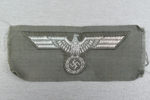 RARE first pattern army (Heer) officer 'BeVo' flatwire 'Crusher' cap eagle