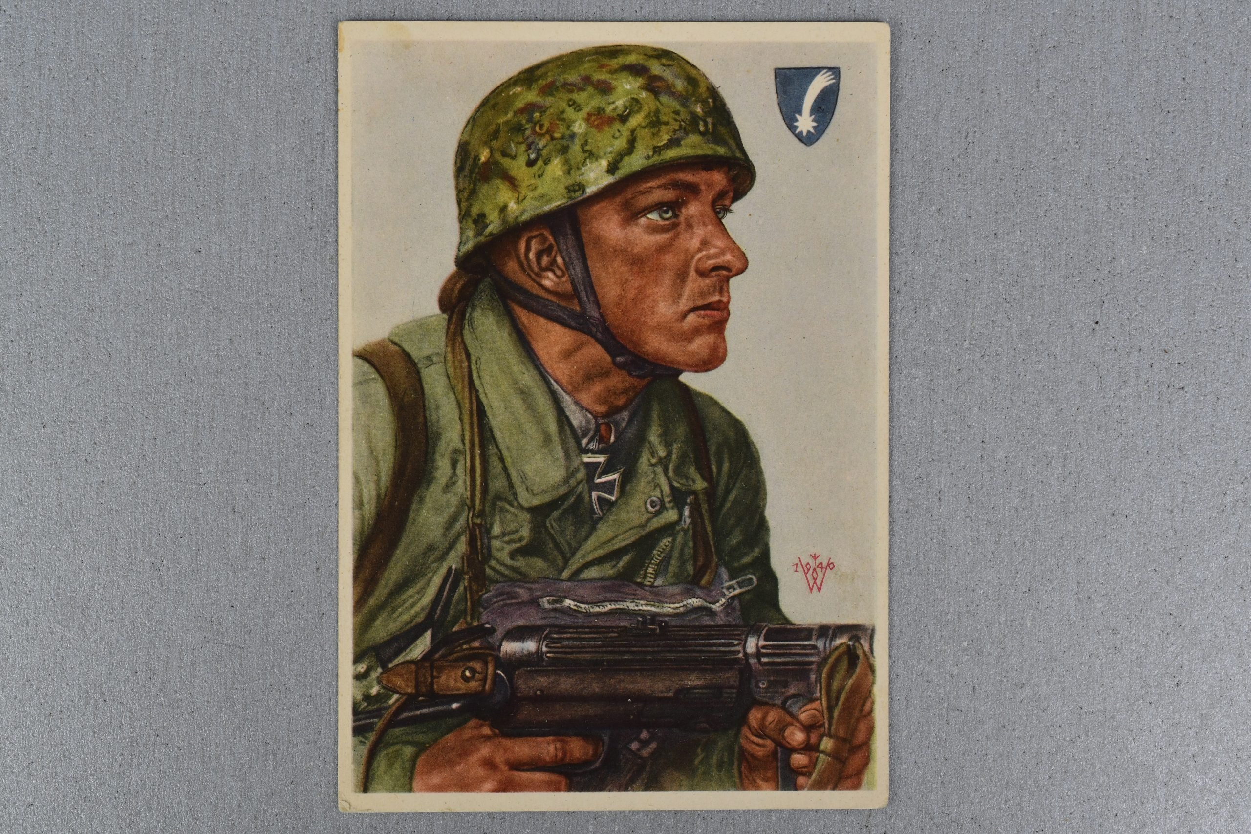 Willrich Postcard FallschirmjƤger Feldwebel Arpke