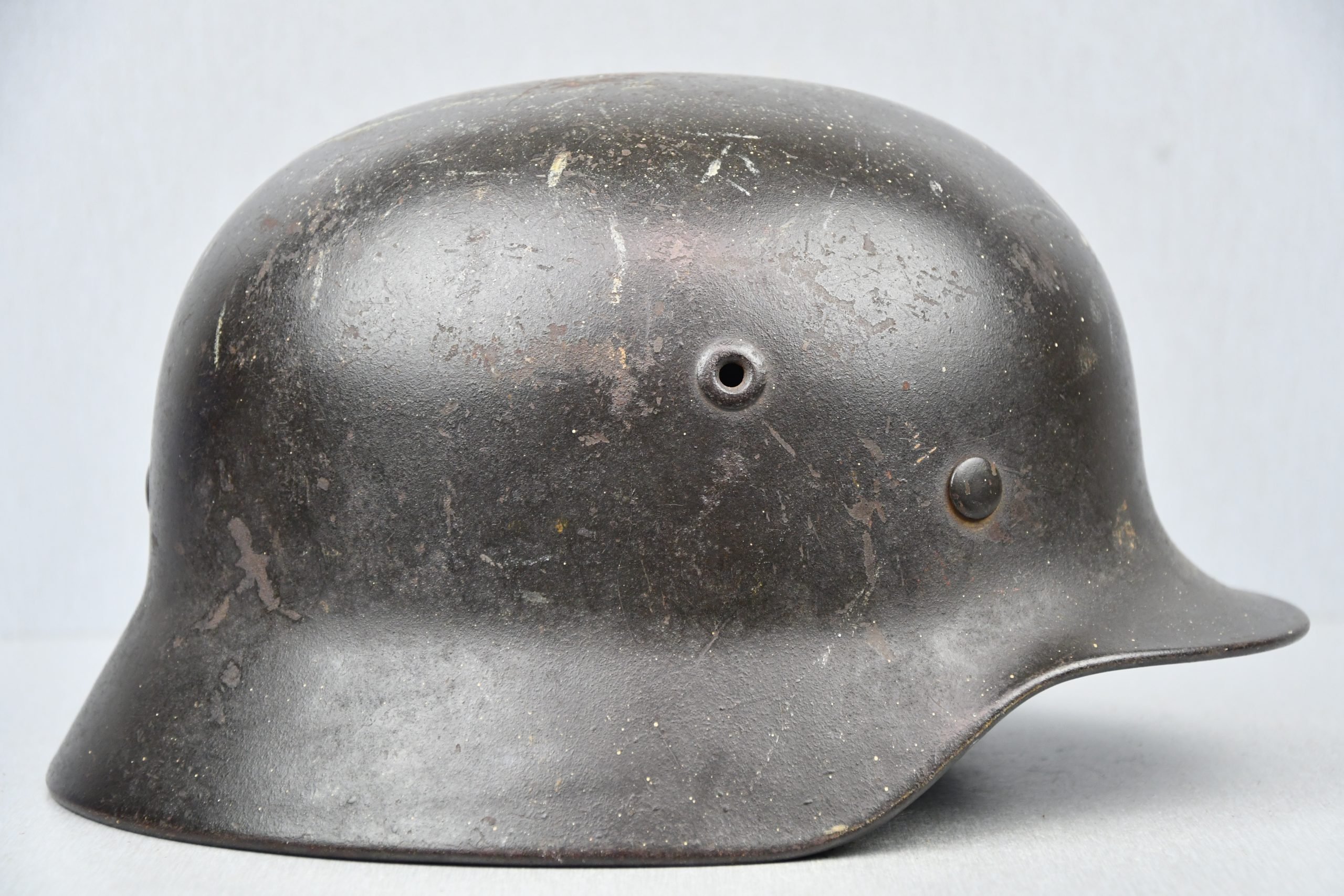 M40 army (Heer) single decal steel helmet Q64 — image 4