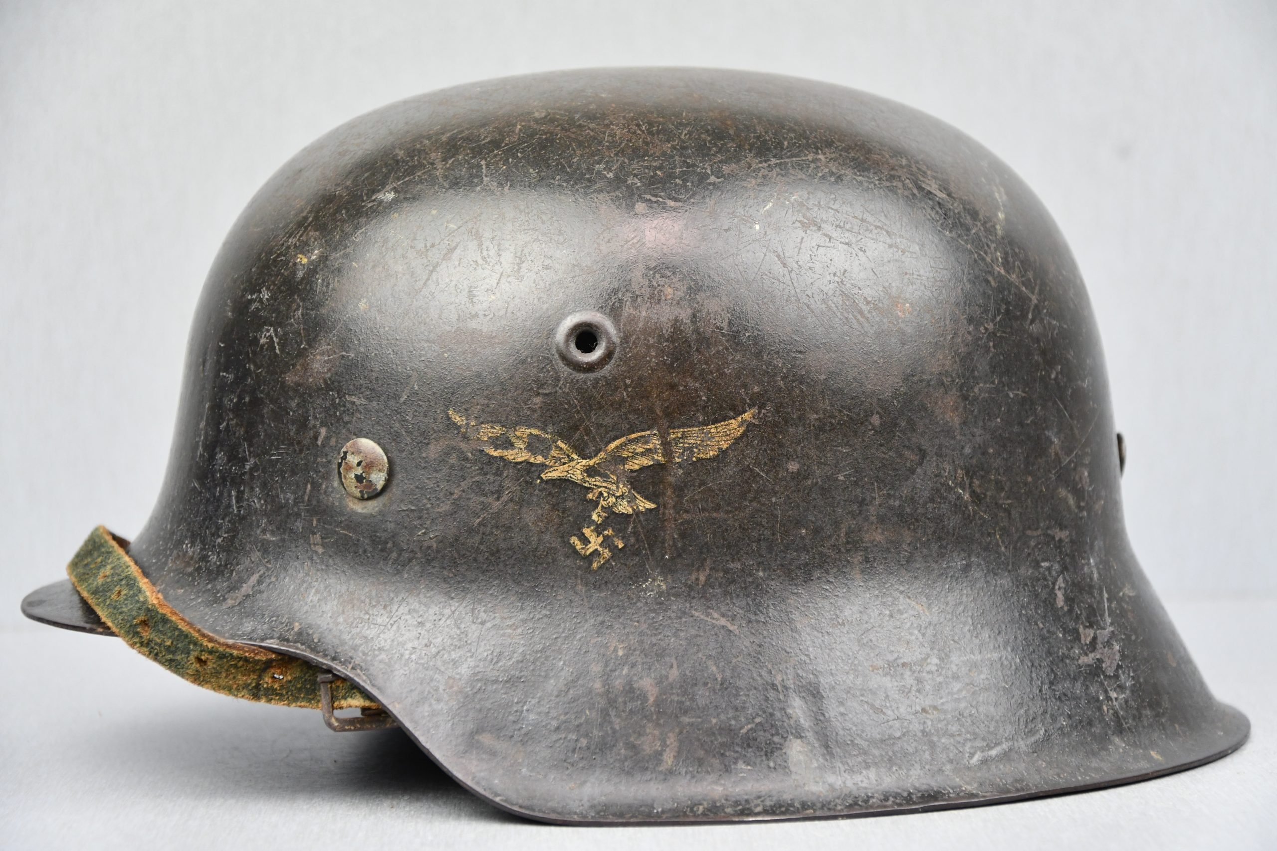 M42 Luftwaffe single decal steel helmet ET64