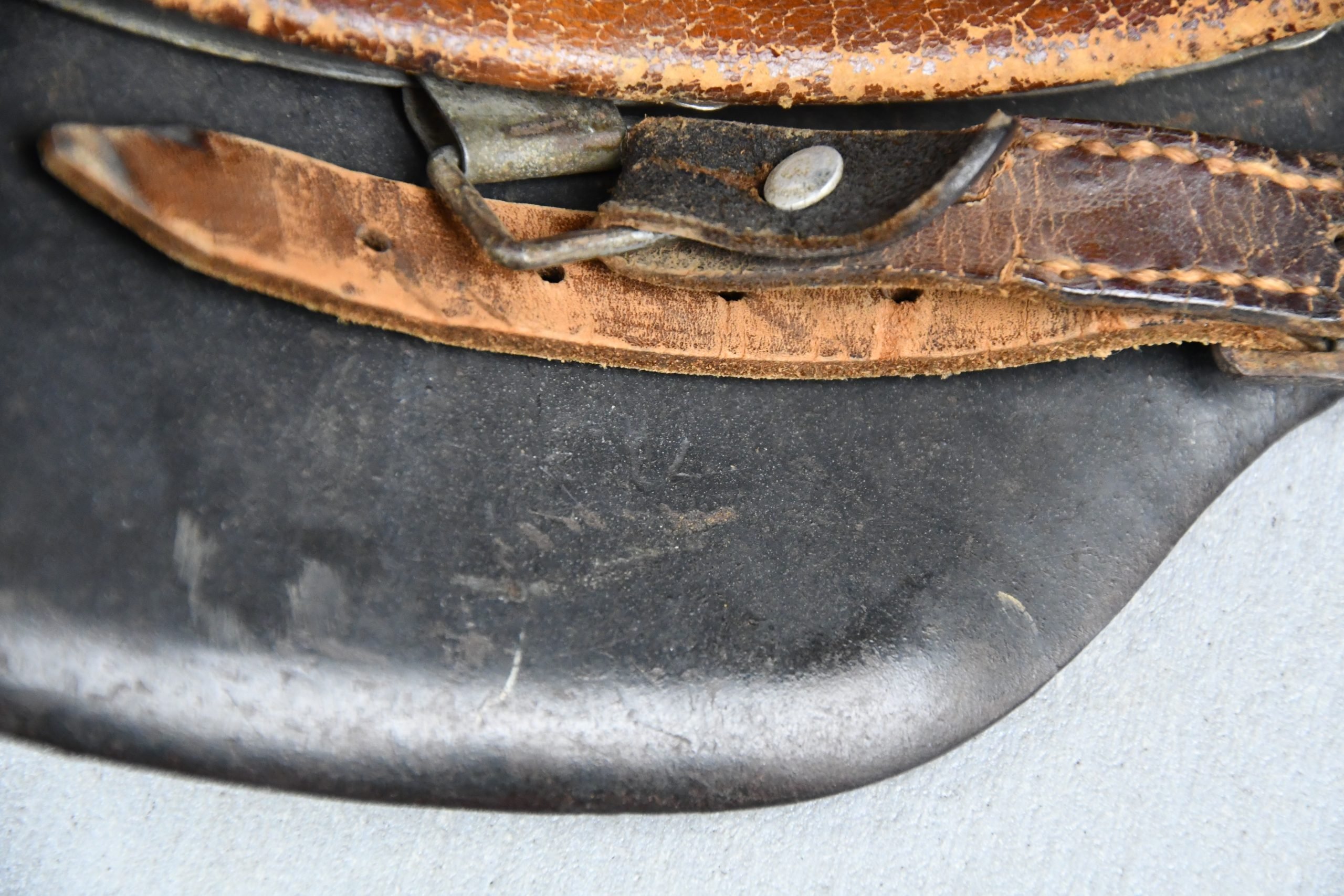 M42 Luftwaffe single decal steel helmet ET64 — image 14
