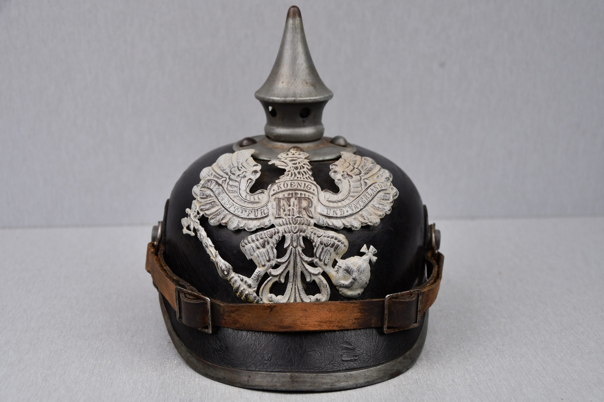 M15 German 'Prussian' spike helmet by Julius Jansen 1916 — image 2
