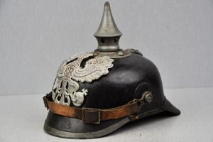 M15 German 'Prussian' spike helmet by Julius Jansen 1916