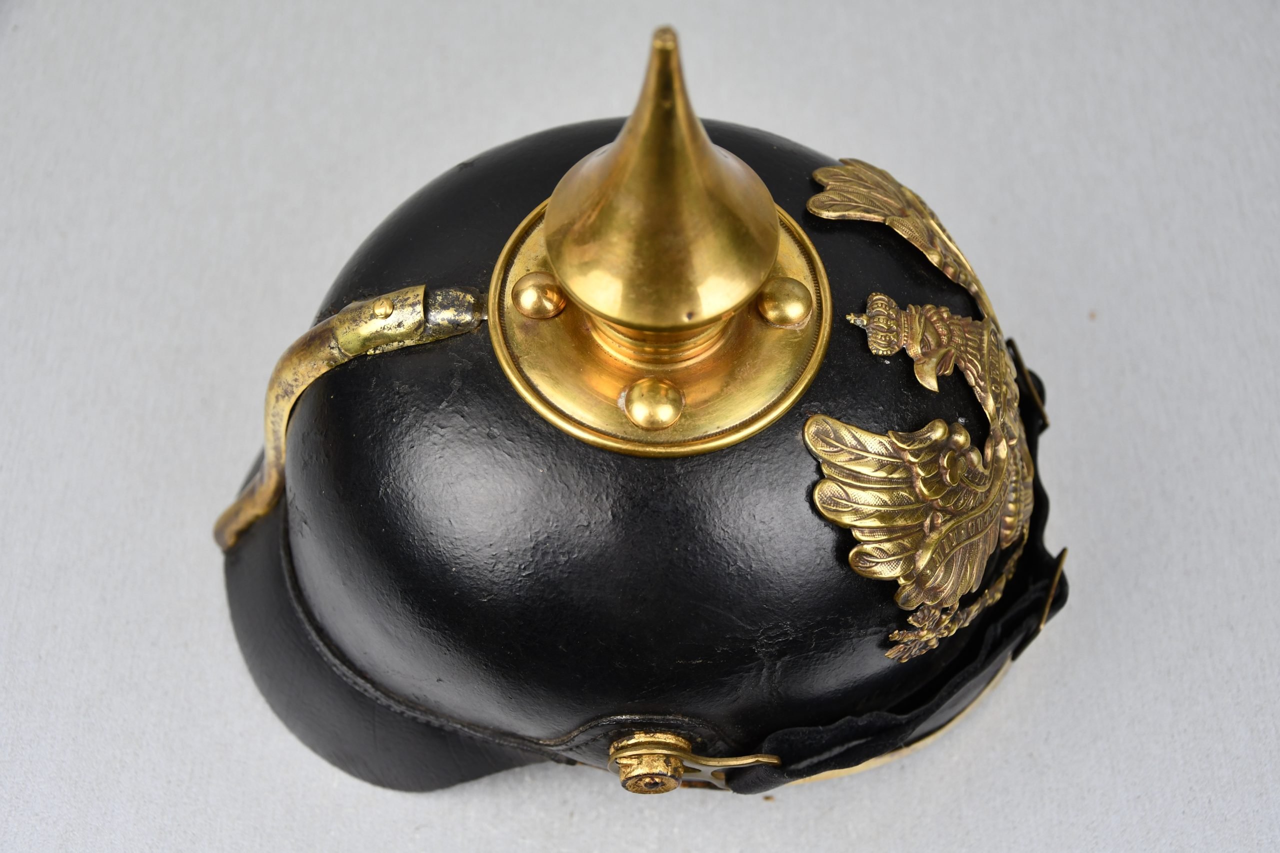 WW1 German M95 Prussian enlisted spike helmet unit marked — image 9