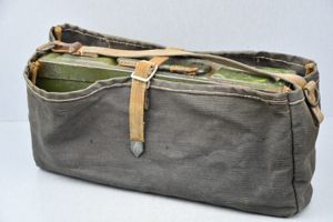 RARE Wehrmacht MG34/42 ammunition case carrier bag in blue canvas material