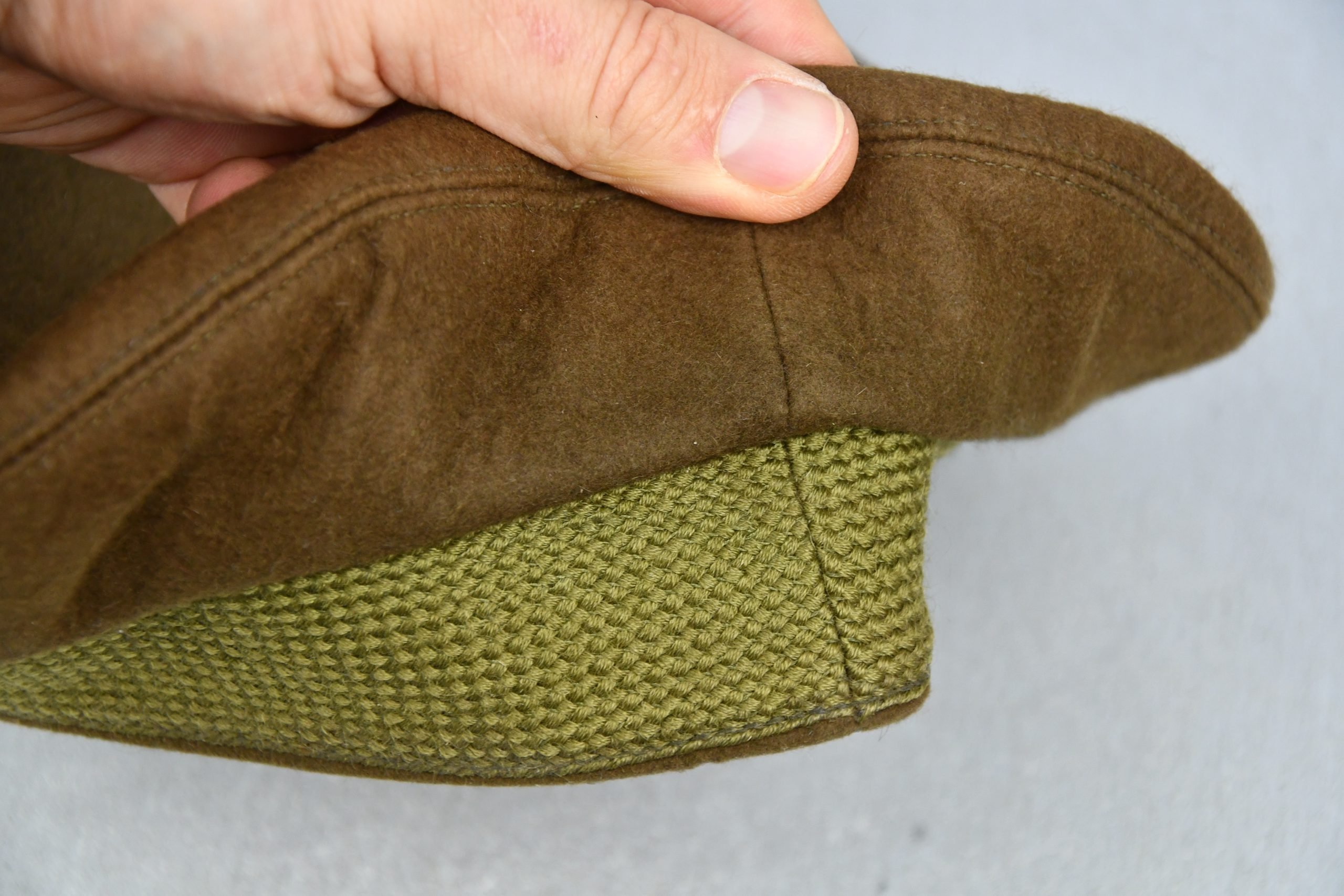 WW2 US Air Force officer pilot visor cap named to 2nd Lt. Floyd A. Andrews — image 11