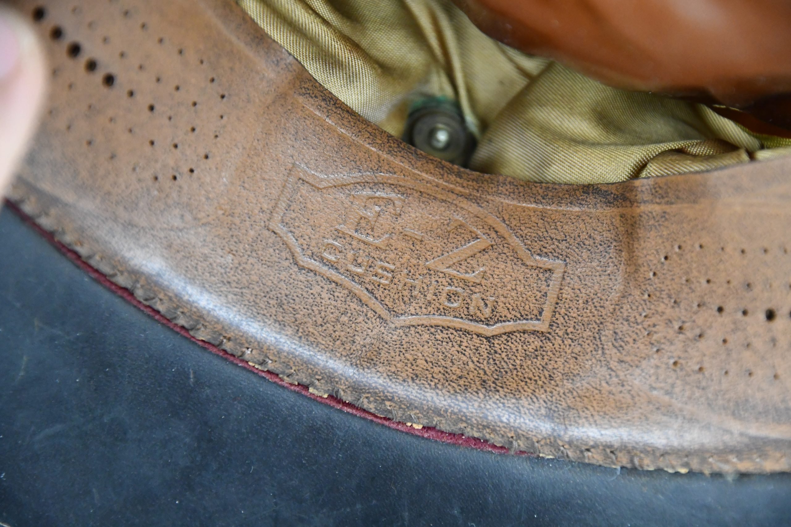WW2 US Air Force officer pilot visor cap named to 2nd Lt. Floyd A. Andrews — image 15