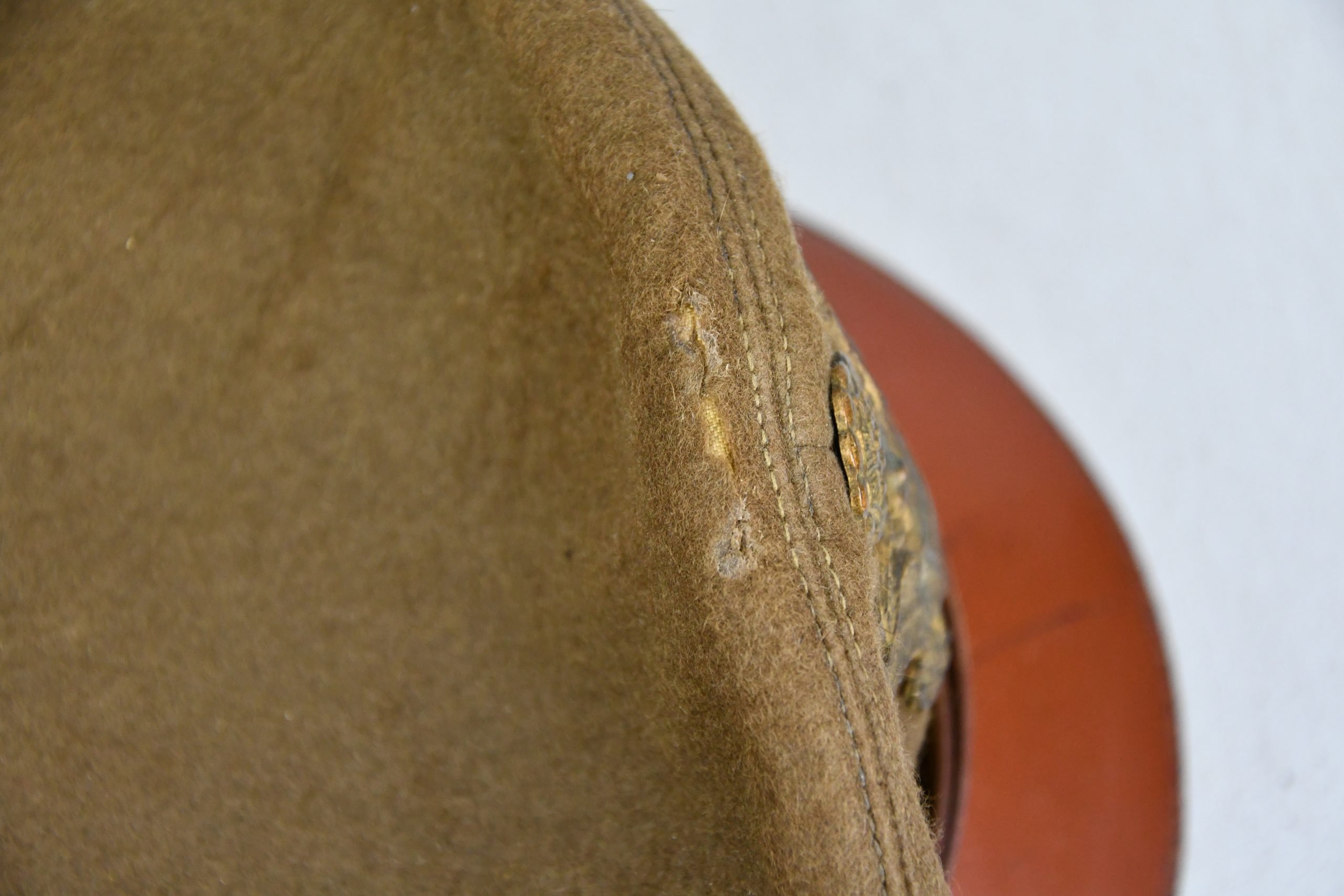 WW2 US Air Force officer pilot visor cap named to 2nd Lt. Floyd A. Andrews — image 8