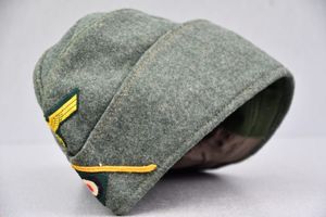Kriegsmarine coastal artillery 'sabotage' officers overseas cap made in occupied France