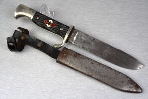 Hitlerjugend knife by RZM M7/13 Schuttelhofer Artur & Co. (ASSO), Solingen