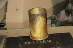 Original German WWII 10.5 cm leFH 18 Light Field Howitzer leichte FeldHaubitze Schell Casing 1938