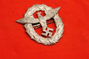 3rd Reich Police Officer's Visor Cap Badge