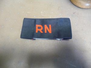 BRITISH WW2  RN ARMBAND