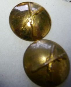 USA WW2  ENLISTED INFANTRY COLLAR INSIGNIA