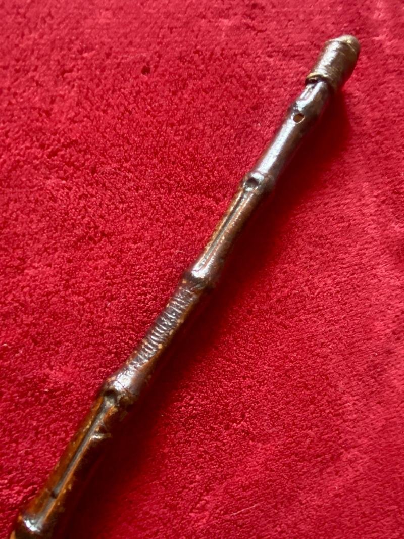 Antique Cane and Lead Weighted Salmon/Trout Fish Priest c1880 — image 10