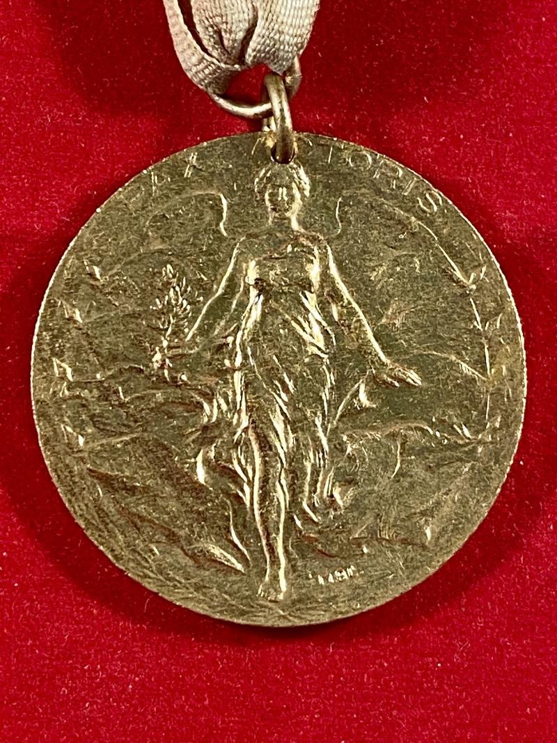 WW1 1919 Peace Medal Issued by the City of Birmingham with Original Ribbon — image 2
