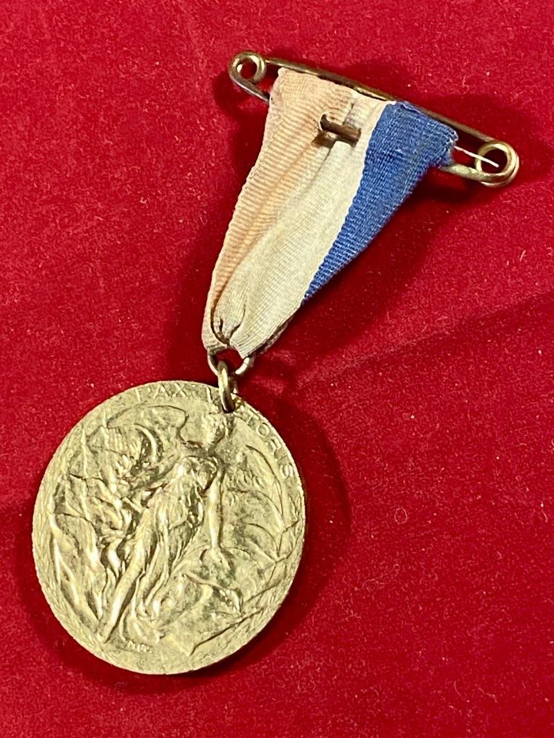 WW1 1919 Peace Medal Issued by the City of Birmingham with Original Ribbon — image 7