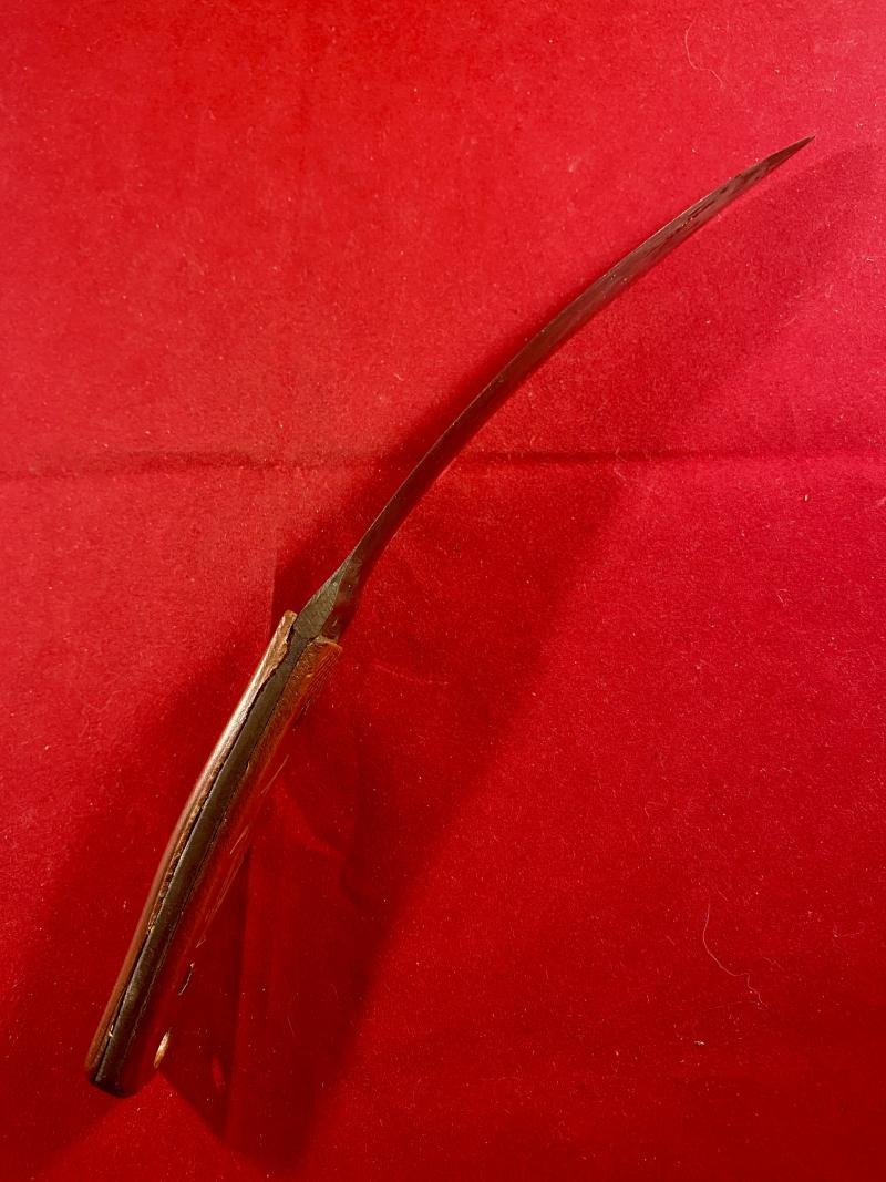 Unique WW2 Special Operations Executive Style Concealed Belt Knife used by Corporal John Cooper