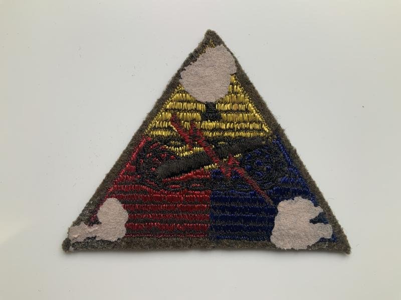 WWII Early US Army 1st Armoured Division Patch — image 2