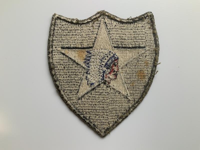 WWII Early 2nd Infantry Division Shoulder Patch — image 2