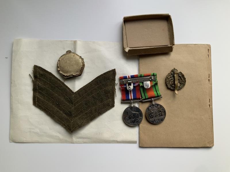 WWII ATS Company Serjeant-Major Grouping