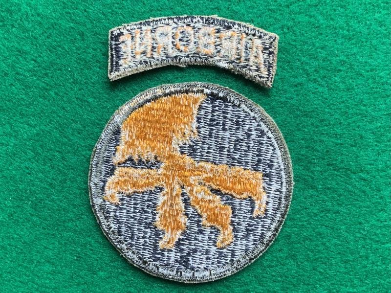 WWII 17th Airborne Patch with separate Tab