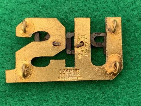 US National Guard Officers Collar Insignia 1921-26