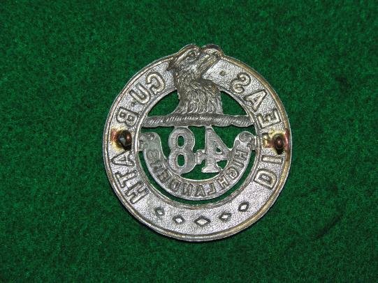48th Regiment of Canada cap Badge