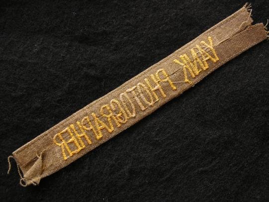 Yank Magazine Photographer Name Tape