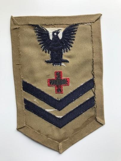 US Marine Corps 2nd Class Chief Medic Corpsman Patch