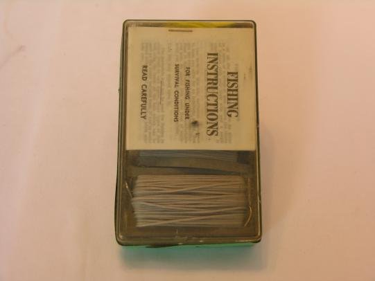 Vietnam War Era U.S. Military Survival Fishing Kit MIL-F-6218B
