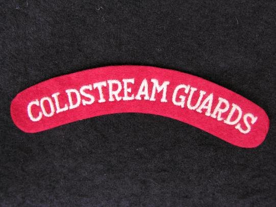 Coldstream Guards Shoulder Title