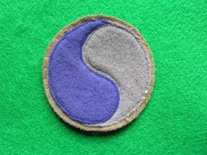 WWI U.S. Army 29th Division Patch