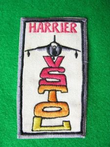 Harrier Aircraft Patch - VSTOL