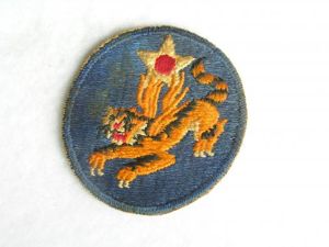 WWII 14th US Army Air Force 'Flying Tigers' Patch