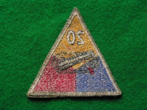 U.S.Army 20th Armored Tank Battalion Patch